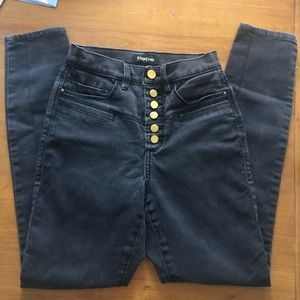 High waisted jeans
